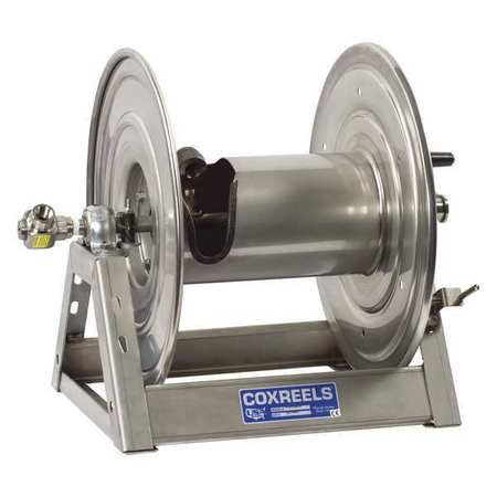 COXREELS Stainless Steel Hand Crank Hose Reel 1125-5-100-SP