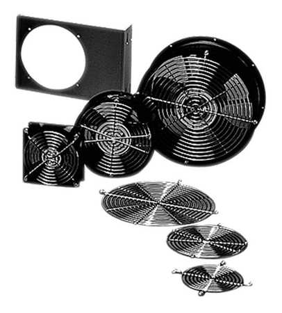 NVENT HOFFMAN Axial Fan, Square, 230V AC, 100 cfm, 4 5/8 in W. A4AXFN2