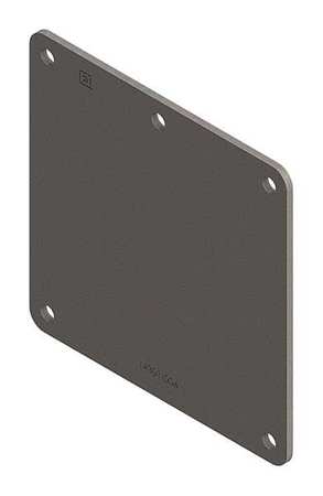 NVENT HOFFMAN Closure Plate, Ind, Steel, 2.50inHx2.50inL F22LP