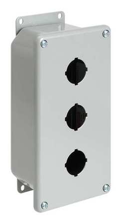 NVENT HOFFMAN Pushbutton Enclosure, 3.50 in. D, 1 Hole E1PBGXM