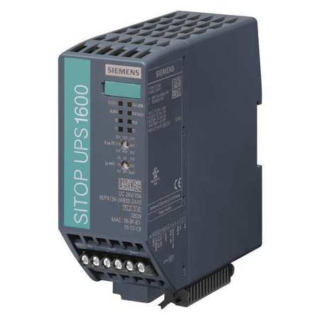 SIEMENS UPS System, 336 kVA, 0 Outlets, DIN Rail, Out: 24V DC , In:24V DC 6EP41343AB002AY0