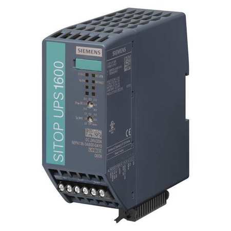 SIEMENS UPS System, 600 kVA, 0 Outlets, DIN Rail, Out: 24V DC , In:24V DC 6EP41363AB000AY0