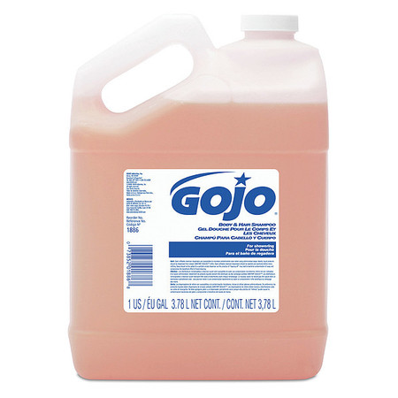 Gojo Body & Hair Shampoo, 1 Gallon Pour Bottle, PK4 1886-04