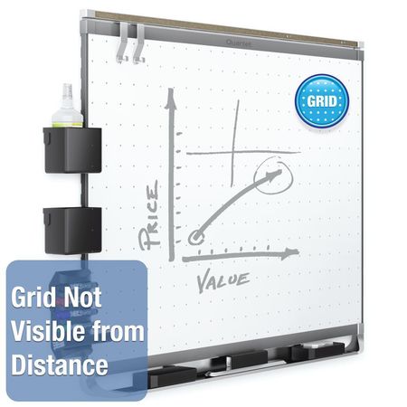 Quartet 48"x72" Magnetic Steel Whiteboard, Gloss TEM547G