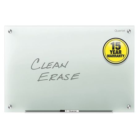 Quartet 48"x72" Glass Whiteboard, Gloss G7248F-A