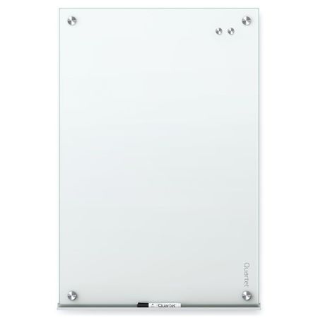 Quartet 18"x24" Magnetic Glass Whiteboard, Gloss G2418W