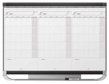 Quartet 24"x36" Melamine Calendar Planning Board CMP32P2