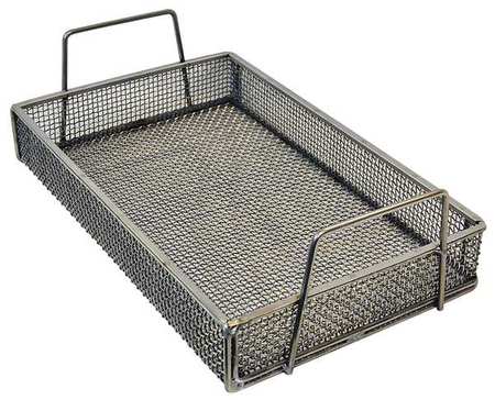Marlin Steel Wire Products Silver Rectangular Parts Washing Basket, Stainless Steel 02035001-38