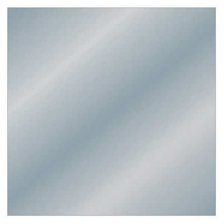 Zoro Select Clear Polycarbonate Mirror Stock 24" L x 24" W x 0.177" Thick PFM-2424-177