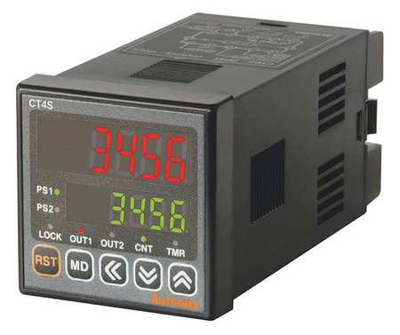 Autonics LED Counter/Timer, Digital6, AC Power CT6S-2P4