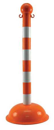 ZORO SELECT Heavy Duty Stanchion, 41 In. H, PK4 99922-4