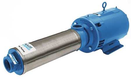 GOULDS WATER TECHNOLOGY Multi-Stage Booster Pump, 3 hp, 120/240V AC, 1 Phase, 2 in NPT Inlet Size, 2 Stage 70HB13012