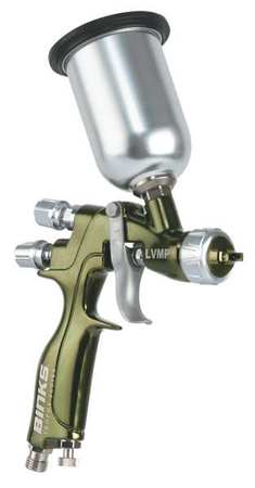 Binks Conventional Spray Gun, Mdm, Gravity, 4 oz. 1466-12LV-B1S