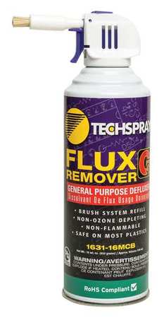 TECHSPRAY Flux Remover, 16 oz. Size, Aerosol 1631-16SB