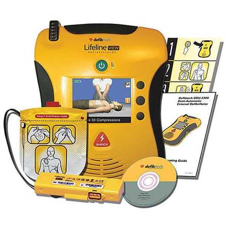 DEFIBTECH Defibrillator, Shlf Life 4yr, 1yr PrgmMgt CCD-A1013EN