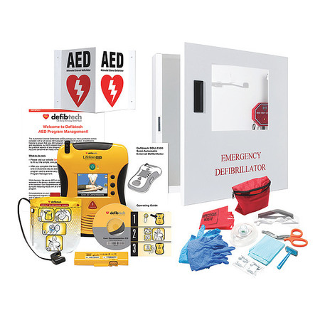 Defibtech AED Strter Kit, Shlf Life 4yr, 3yr PrgmMgt CCD-A1016EN