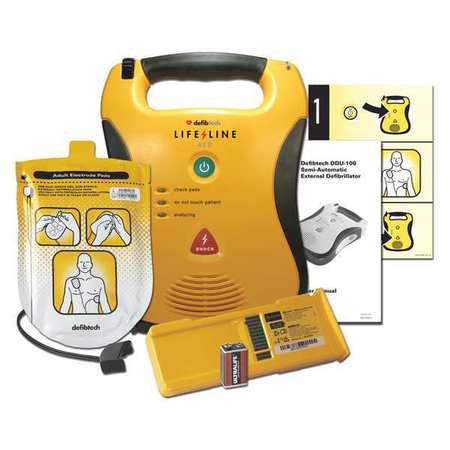 DEFIBTECH Defibrillator, Shlf Life 5yr, 1yr PrgmMgt CCF-A008EN