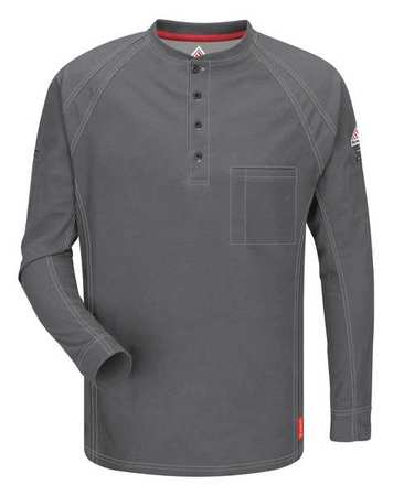 VF IMAGEWEAR Flame Resistant Polo Shirt, Charcoal, Cotton/Polyester, 3XL QT20CH RG 3XL