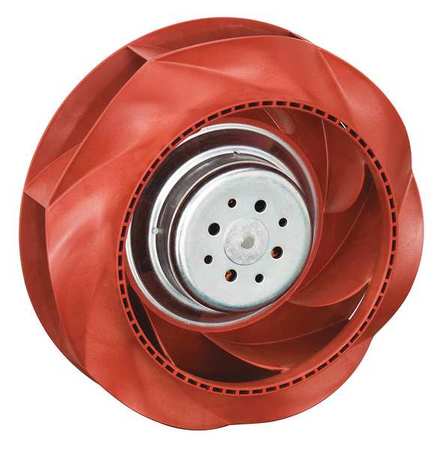 Ebm-Papst Centrifugal Fan, Round, 24V DC, 3 Phase, 377 cfm, 7 31/64 in W. RER190-39/14/2TDLOU