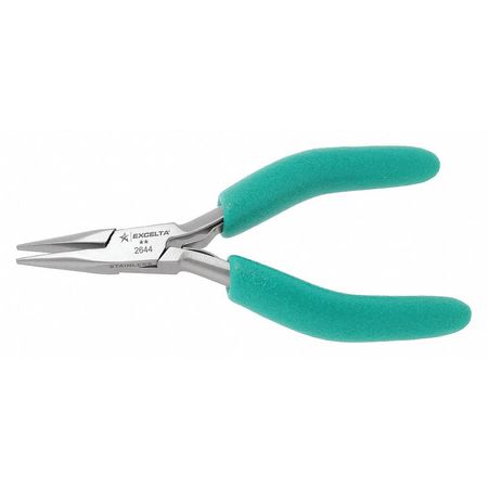 EXCELTA Chain Nose Plier, 4-3/4 in., Smooth 2644