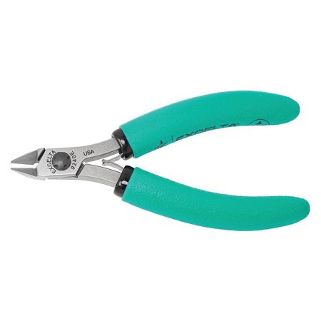 Excelta 4 1/2 in Diagonal Cutting Plier Semiflush Cut Uninsulated 9240E