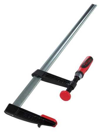 Bessey 24 in Bar Clamp, Composite Plastic Handle and 4 in Throat Depth TG4.024+2K