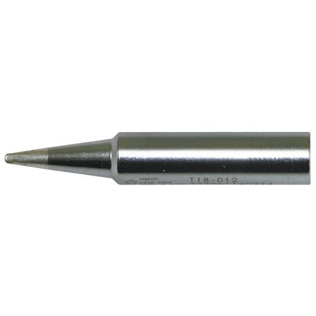 Hakko Soldering Tip, Chisel, 1.2mm x 14.5mm T18-D12