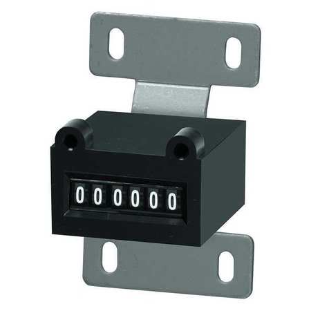 DAYTON Counter, 6 Digit, Base Mount, 115VAC 32UJ98