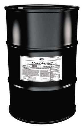 CRC T-Force Degreaser MUO, 55 Gal Drum, Ready To Use, Solvent Based, K1 03118