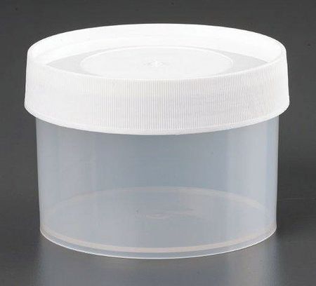 Lab Safety Supply Jars w/Cap, 500mL, PP, PK6 32V498