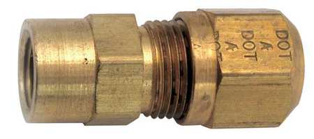 ANDERSON METALS FemaleConnector, Compression, Brass, 150psi 1466X4X4