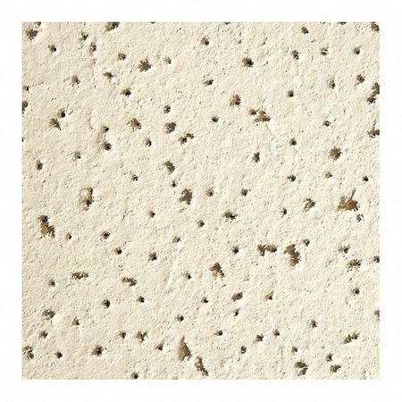 24 Lx24 W Ceiling Tile Fine Fissured Mineral Fiber 16pk