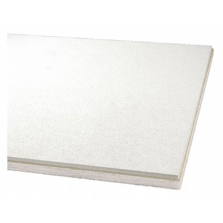 Armstrong World Industries Optima Tegular Ceiling Tile, 24 in W x 24 in L, Square Tegular, 9/16 in Grid Size, 12 PK 3355E