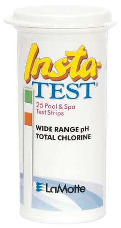 INSTA-TEST Test Strip, Wide Range, 3in L. 2987-G
