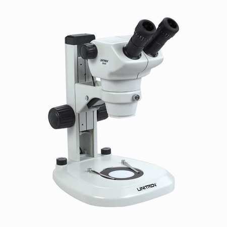 UNITRON Binocular Microscope, 0.8X to 5X, 14in.H 13101