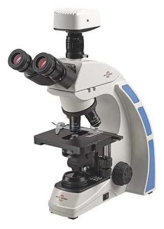 ACCU-SCOPE Microscope, 15-13/64in.Hx7-3/4in, 15lb. 3001-LED