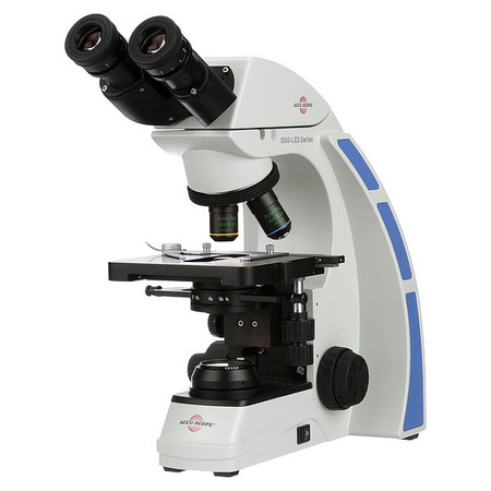 ACCU-SCOPE Microscope, 15in.Hx7-3/4in.Wx15in.L, 22lb. 3001-LED-SPH