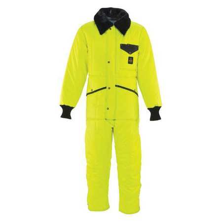 REFRIGIWEAR Coverall Hivis Coverall Lime 3Xl 0344RHVL3XLL2