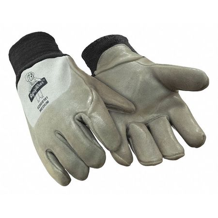 REFRIGIWEAR Glove Deerskin Latex Coating Large, PR 0251RGRALAR