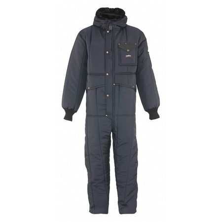 REFRIGIWEAR Coverall Suit With Hood Navy Large 0381RNAVLAR
