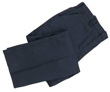 CHICAGO PROTECTIVE APPAREL Pants, 38in., Navy, Carbon Aramid Blend 606-CX10