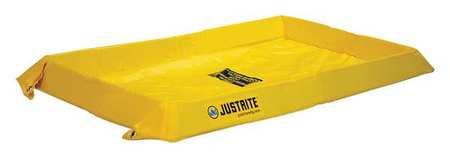 JUSTRITE Spill Berm, 2 ft. L x 4 ft. W x 4 in. H 28402