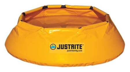 JUSTRITE Pop-Up Pool, 100 gal., Yellow 28323