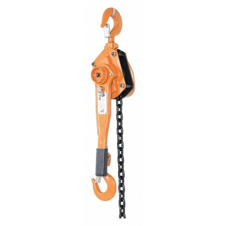 Vestil Economy Lever Hoist, 6000 Load Capacity, 19 in Hook Opening ELH-60-5