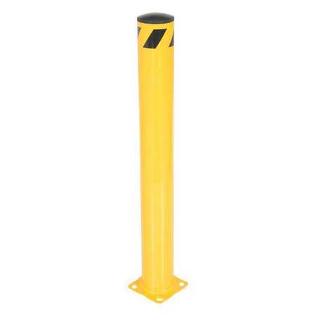 VESTIL Steel Pipe Safety Bollard - Yellow BOL-48-5.5