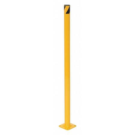 VESTIL Steel Pipe Safety Bollard - Yellow BOL-36-2