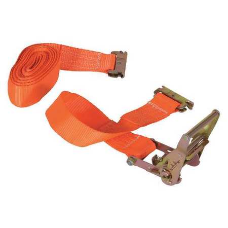 Vestil Ratcheting Cargo Strap With E-Clip STRAP-16-RE