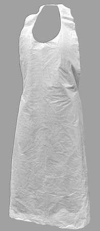 ACTION CHEMICAL Apron, 46in.Lx28in.W, White, PK1000 MDP-46W-S