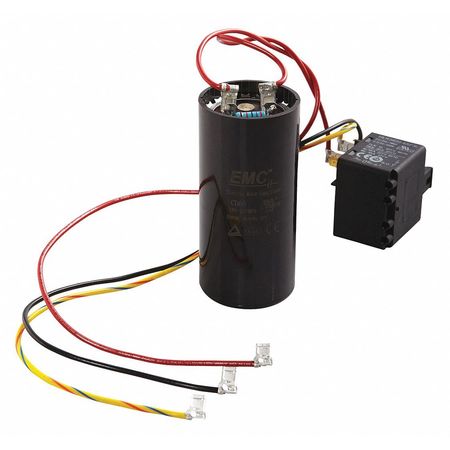 5-2-1 COMPRESSOR SAVER Hard Start Kit, Potential Relay, Start Capacitor, 35 Contact Rating (Amps), 208 to 240 Volts CSRU3