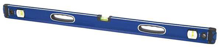 WESTWARD I-Beam Level, Bubble, Anodized 32ZU66